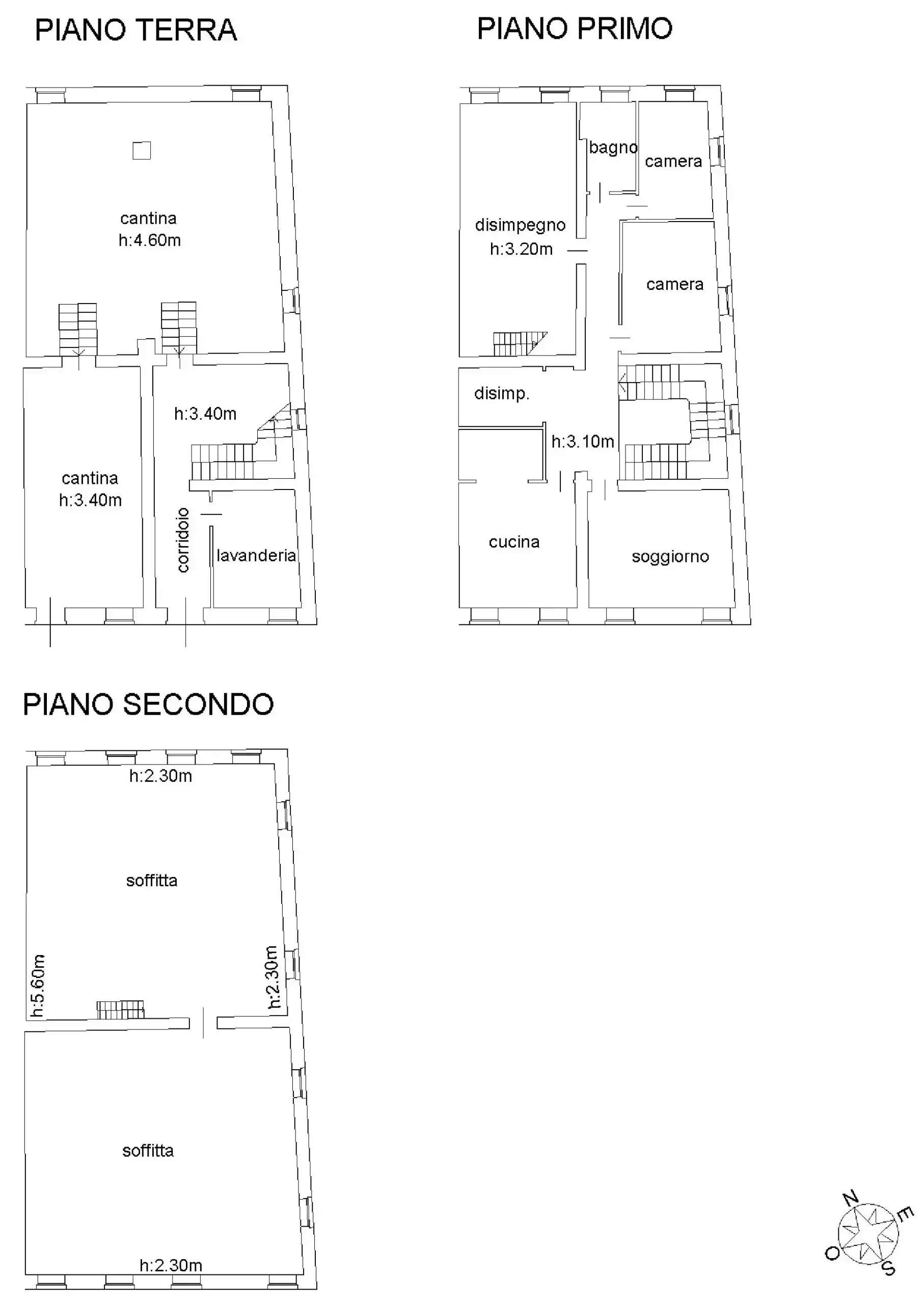 planimetria piani casa
